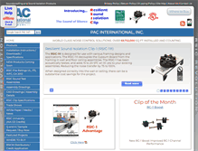 Tablet Screenshot of pac-intl.com